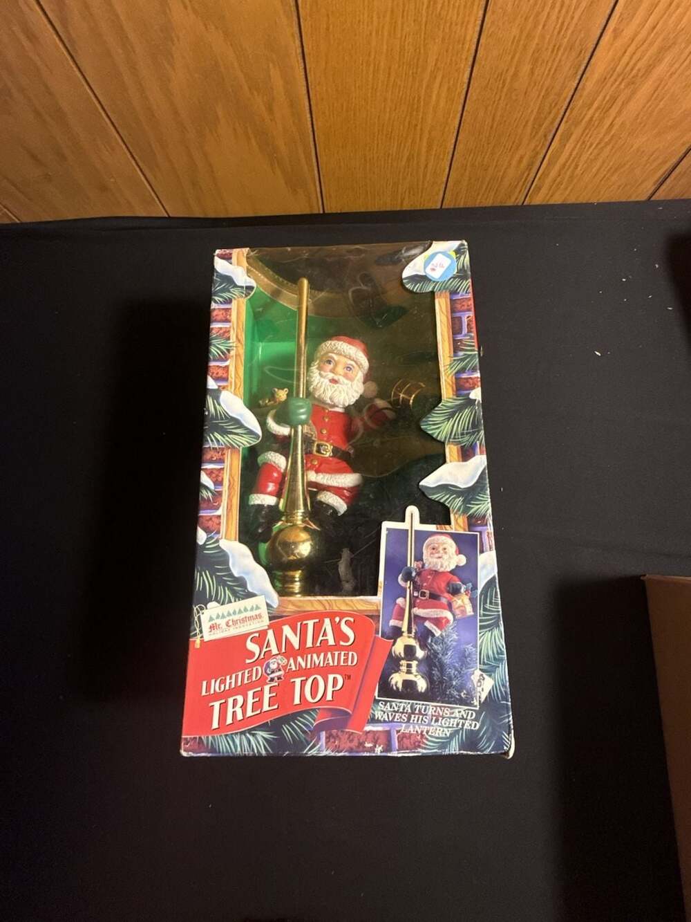 Christmas 1994 Mr. Christmas Santa's Lighted Animated Tree Top